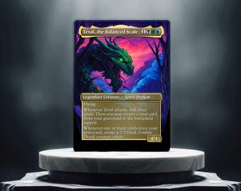 Teval, the Balanced Scale Custom Made Game Card Proxy