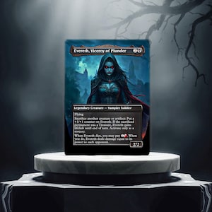 Tarjeta proxy de juego personalizada Evereth, Virrey del Saqueo