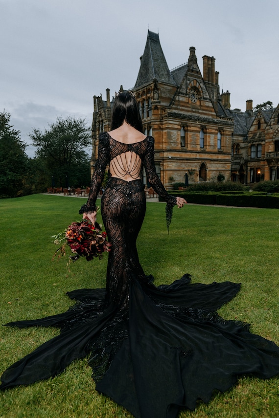 halloween wedding dress