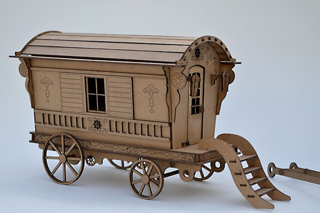 Gypsy Caravan Kit Build Your Own Vardo Wagon Mini Ships From USA Etsy