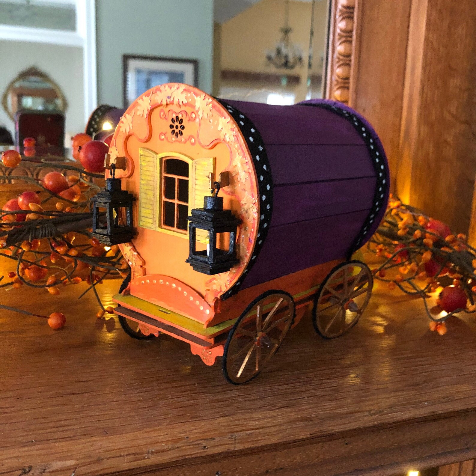 Gypsy Wagon Kit DIY Build a Miniature Wagon Vardo Etsy