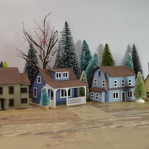 Putz house kit - Make 4 house - 3" tall -  Set B
