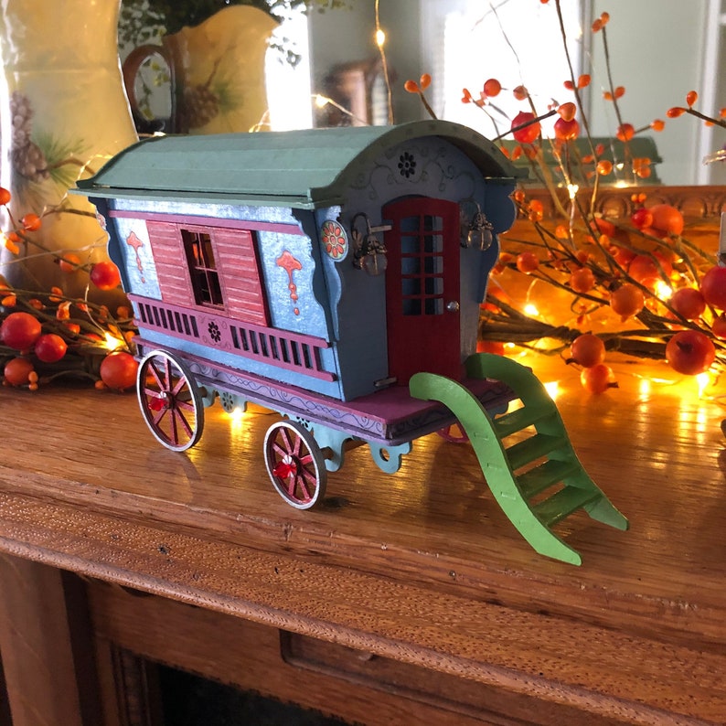 Gypsy Caravan Kit Build Your Own Vardo Wagon Mini Ships Etsy New Zealand