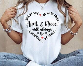 Set di magliette coordinate per zia e nipote: maglietta "Besties for Life"