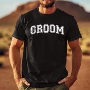 Groom Shirt, Bachelor Party Shirt for Men, Matching Wedding Party Tee, Funny Groom T-Shirt, Groom Squad Shirt, Bridal Party Tee