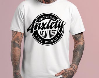 Funny Anxiety T-Shirt: Introvert Humor Graphic Tee