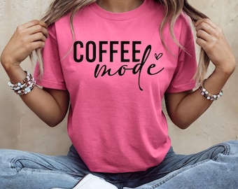 T-shirt Coffee Mode : t-shirt graphique addictif à la caféine