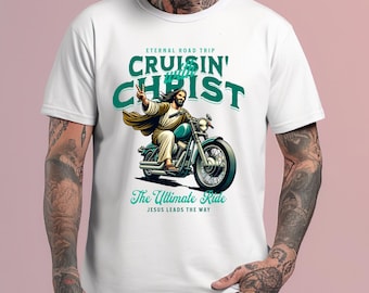 Koszulka motocyklowa z Jezusem: Koszulka Christian Biker – The Ultimate Ride