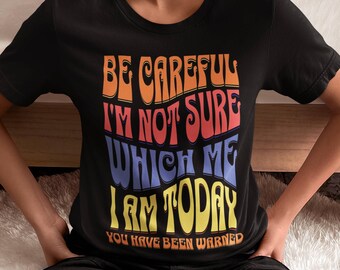 Funny Mental Health T-Shirt: Retro Sarcastic Anxiety Humor Tee