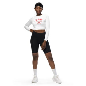 Women&#39;s Long Sleeve Crop Top