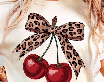 Cherry Cheetah-båge i PNG: Amerikas 4 juli-design (digital nedladdning)