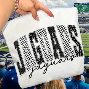 Retro Jaguars PNG: School Spirit Sublimation Design (Digital Download)