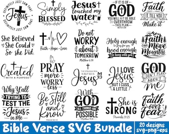 Christian SVG Bundle, Christian Svg, Religious Svg, Faith Svg, Jesus Svg, Bible Verse Svg, Christian Cut Files, Cricut, Svg, Png