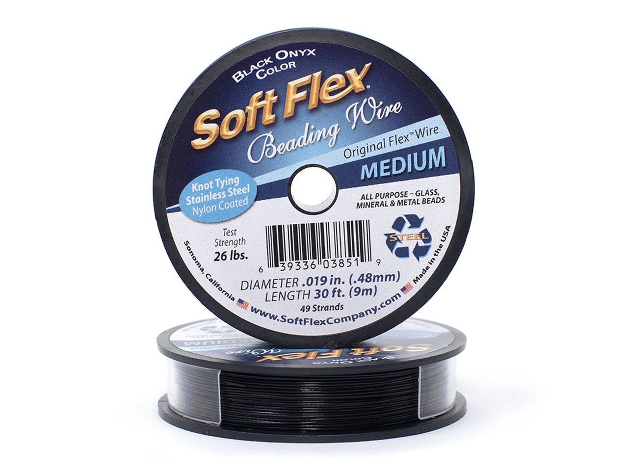 Flexible Beading Wire, 27ga, (3ft)