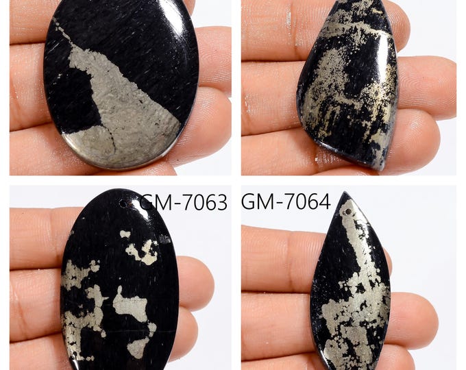 Natural Apache Gold Fancy Shape Drilled Cabochon Single Pieces, Semi-Precious Gemstones For Jewelry Making