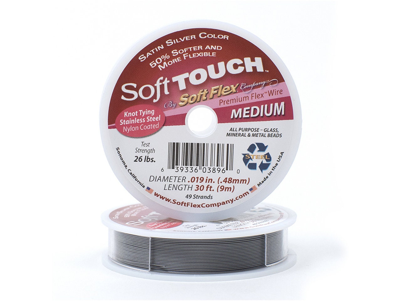 Soft flex shop beading wire medium