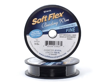Soft Flex Extreme .019" Sterling Silver Beading Wire - 10ft Spool, Tarnish Resistant