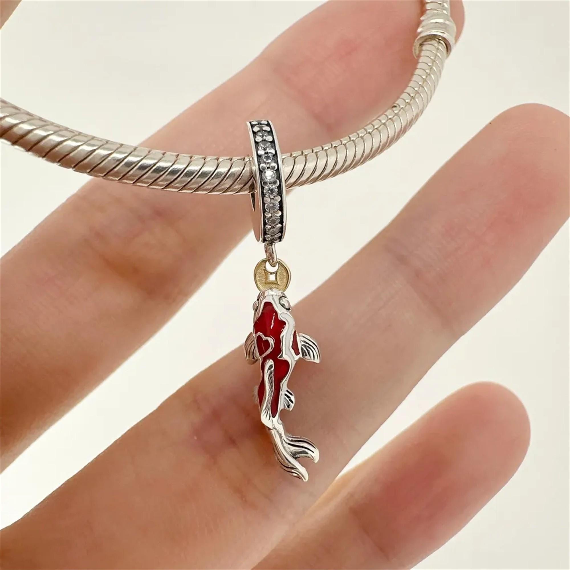 Pandora Good Fortune Carp Fish Dangle Charm - Etsy Finland