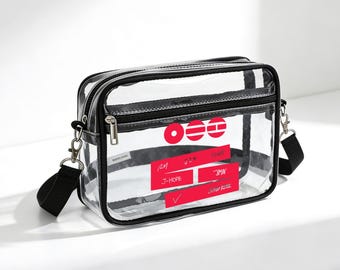 Benutzerdefinierte BTS Selbstporträt Klar Umhängetasche, Kpop Konzerttasche für Armee, Bangtan Fans Geschenk