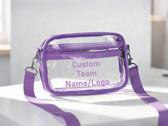 (未使用抜けなし)BTS WORLD TOUR クリアショルダーバッグ Personalized Team Name Clear Criossbody Bag-stadium Approved