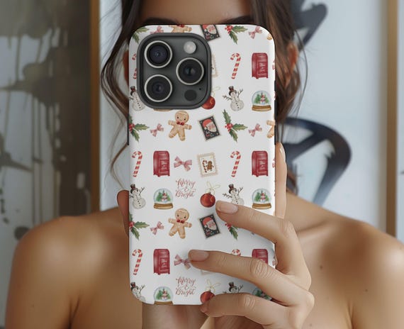 Christmas Phonecase iphone 15 holiday phone case for iphone case Christmas Phone Cover Iphone 14 case and Samsung S25 S24 S23