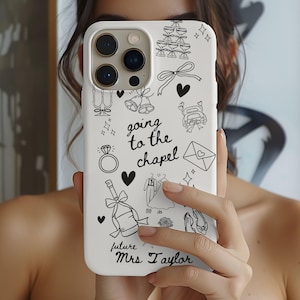 Étui pour téléphone Future Mrs, cadeau personnalisé pour la future mariée, accessoire pour iPhone 16 15 14, cadeau personnalisé pour shower de bébé, Samsung Galaxy S24 S23