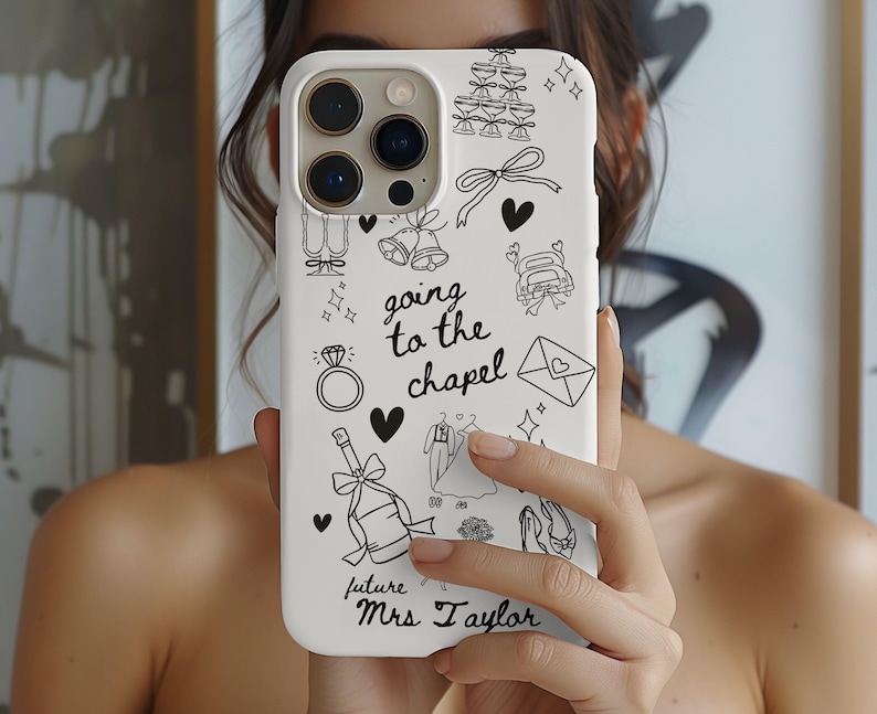 Future Mrs Phone Case Personalized Gift for Bride to be accessory for iPhone 16 15 14 Custom gift for Bridal shower Samsung Galaxy S24 S23