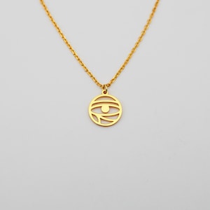 Horus Auge Halskette, Ägyptischer Schutz Schmuck, Allsehendes Auge Mystischer Anhänger, Altes Symbol Geschenk für Sie, 3063