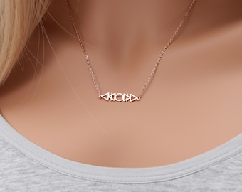 Alchemy Elements Necklace, Four Elements Pendant, Fire Water Air Earth Symbols, Occult Jewelry Gift for Her, Spiritual Alchemist Charm, 3059