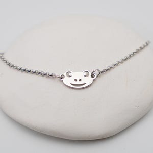 Cute Frog Bracelet, Frog Face Bracelet, Smiling Frog Bracelet, Frog Charm Jewelry, Frog Lover Gift, Good Luck Gift, Birthday Gift, 5018