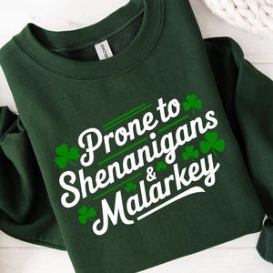 Shenanigans Svg Png, St Patrick&#39;s Day Svg, Funny St Patrick&#39;s Svg, Irish Svg, Clover Svg, Shamrock Svg, St Patrick&#39;s Day Shirt Svg Lucky Svg