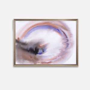 Neutral Watercolor Abstract Painting - Instant Download Printable
