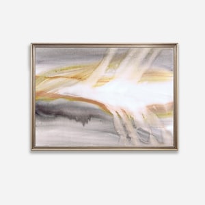 Neutral Watercolor Abstract Painting - Instant Download Printable