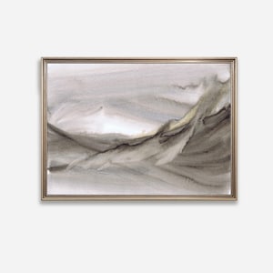 Large Abstract Print, Neutral Beige Abstract Painting, Modern Decor Instant Download Printable Wall Decor #1764