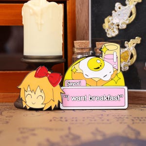 DDLC enamel pins with anime character portraits and quote badges perfect for visual novel fans, galgame lovers, and cosplay enthusiasts. Featuring the iconic characters Sayori, Natsuki, Yuri, and Monika, these pins are ideal for decorating jackets, backpacks, or ita bags. These kawaii enamel pins also work as creative holiday gift ideas for anime fans, including Christmas gifts, Halloween decorations, and stocking fillers