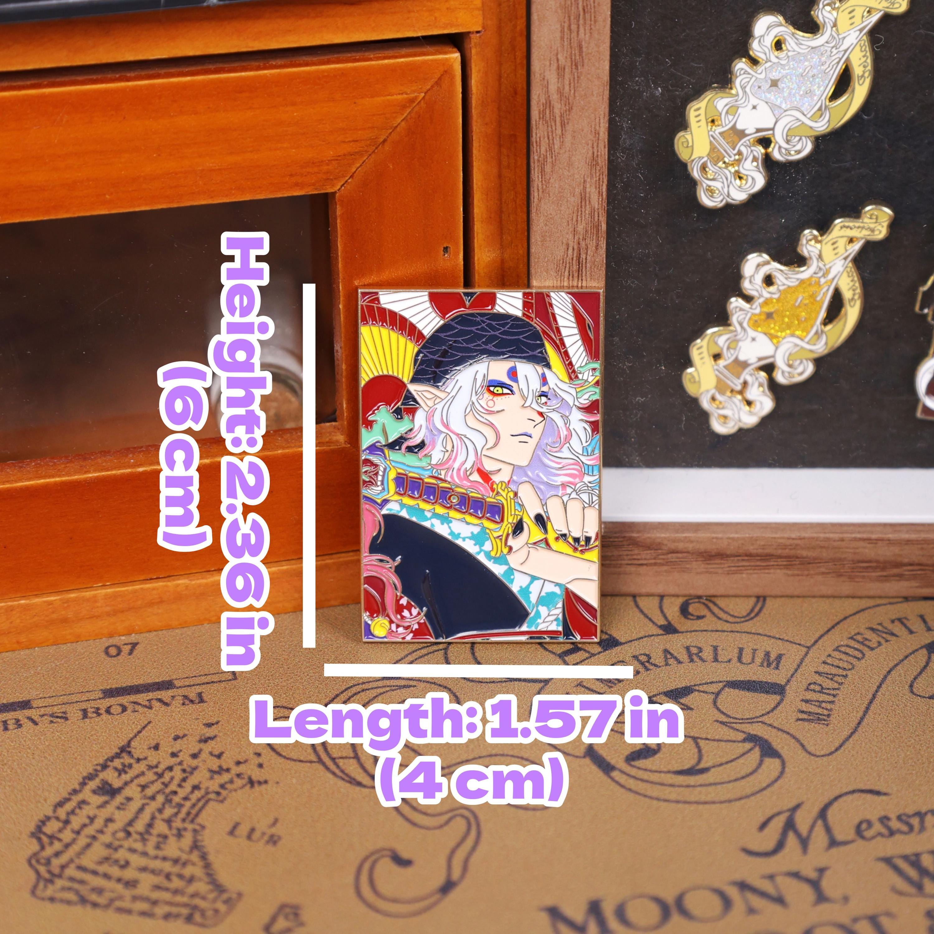 Mononoke Medicine Seller Enamel Pin Japanese Anime Pin Magnet Set