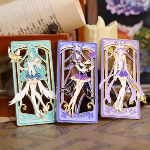 League of Legends Star Guardian Enamel Pin Badge LoL Magical Girl Brooch Collector’s Gift Alloy Lapel Pin Fridge Magnet Gamer Birthday Gift