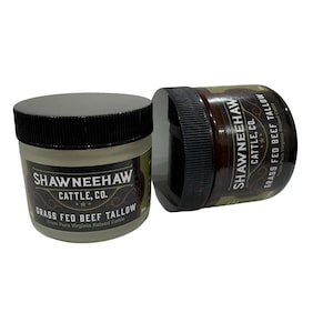 100% Whipped Grass Fed Beef Tallow - 2 oz