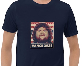 JD Vance Meme Shirt • Lustiges 2028 Wahl T-Shirt • Virale Fat Meme Grafik • Weiches Unisex Baumwoll-T-Shirt