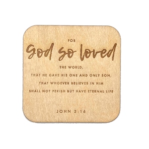 Custom Bible Verse Wooden Magnet Christian Gift Bible Magnet Jesus Church
