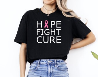 Fight Hope Cure Breast Cancer Awareness Shirt