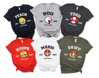 Super Mario & Friends Shirt: Matching Family T-Shirt