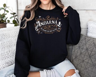 Andarna Dragon Book Sweatshirt: Basgiath War College Shirt