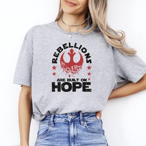 Rebellions Are Built On Hope Shirt - Star Wars Jedi Tee