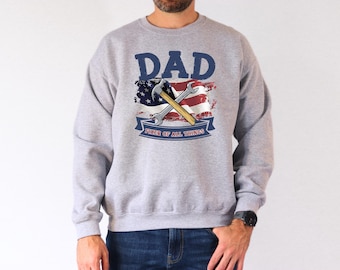 Fixer Of All The Things Dad Sweatshirt, Father's Day Gift