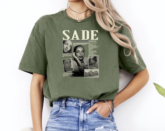 トップス Sade 2011 Soldier of love tour shirt Vintage Original 2011 Sade Soldier of Love Tour John Legend