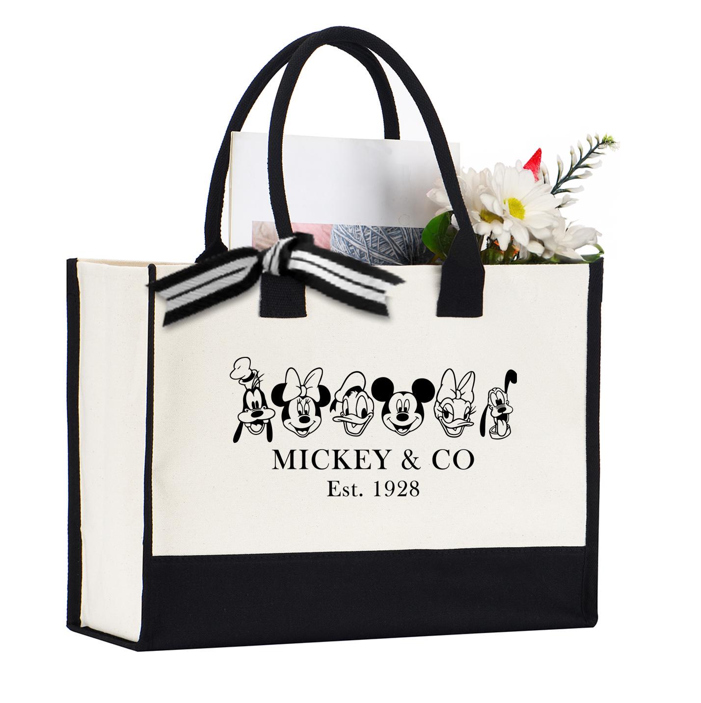 Mickey and Co. Tote Bag, Disney Travel Vacation Bag - Etsy