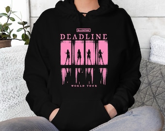 BlackPink Deadline World Tour Hoodie, Kpop Music Fan Shirt