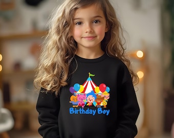 Carnival Circus Birthday Boy Sweatshirt: Plim Plim Kids Shirt
