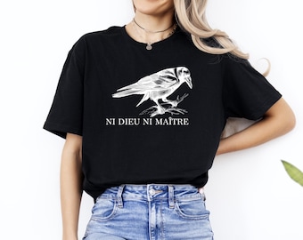 Ni Dieu Ni Maître T-Shirt: Anti-Authoritarian Anarchist Tee